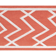 Thibaut Summit Applique Tape in Coral